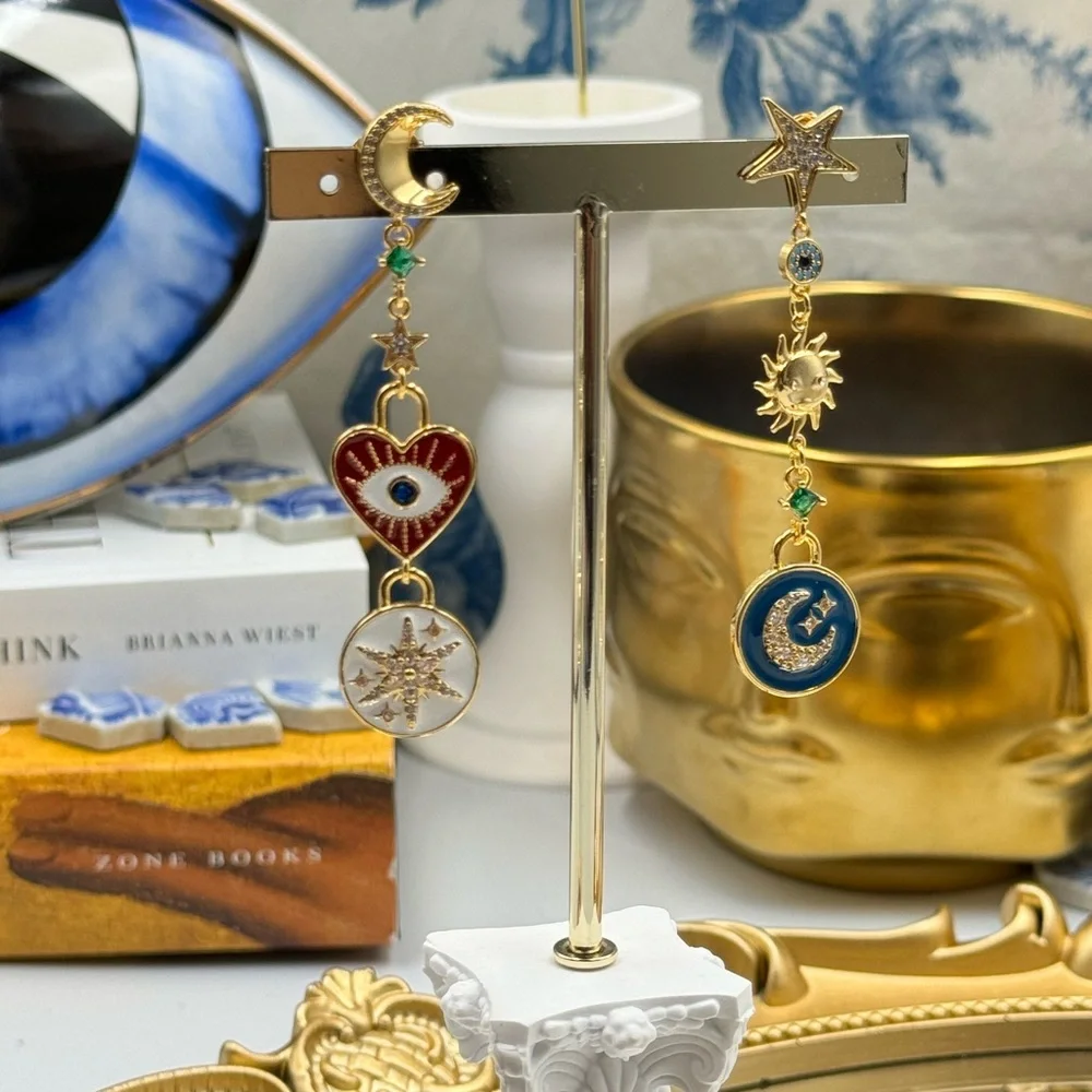🆕 KATE SPADE 🧿 NWT Like Magic Liner Charm Earrings - Picture 14 of 16